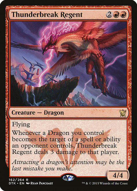 Thunderbreak Regent\nDragons of Tarkir\nSingle\nMagic The Gathering