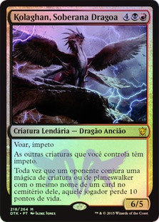 Dragonlord Kolaghan
Dragons of Tarkir (Foil) - Portuguese
Single
Magic The Gathering