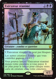 Risen Executioner
Dragons of Tarkir (Foil) - French
Single
Magic The Gathering