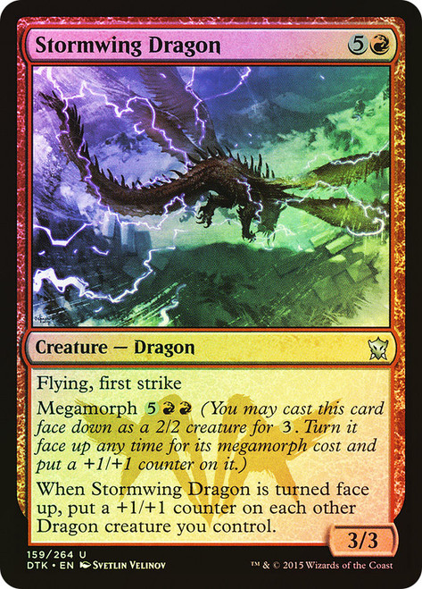 Stormwing Dragon\nDragons of Tarkir\nSingle\nMagic The Gathering