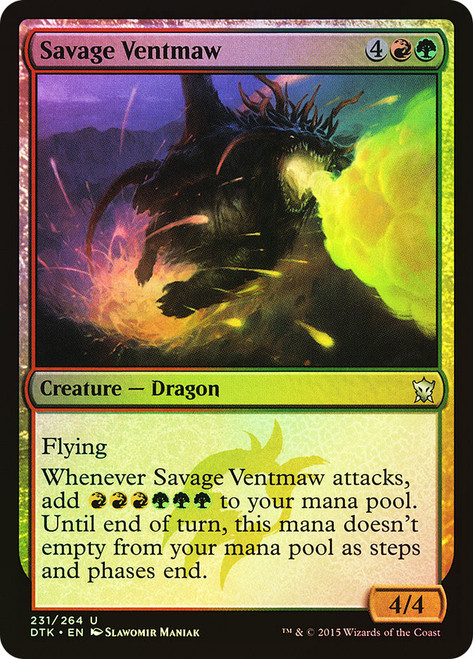 Savage Ventmaw\nDragons of Tarkir\nSingle\nMagic The Gathering