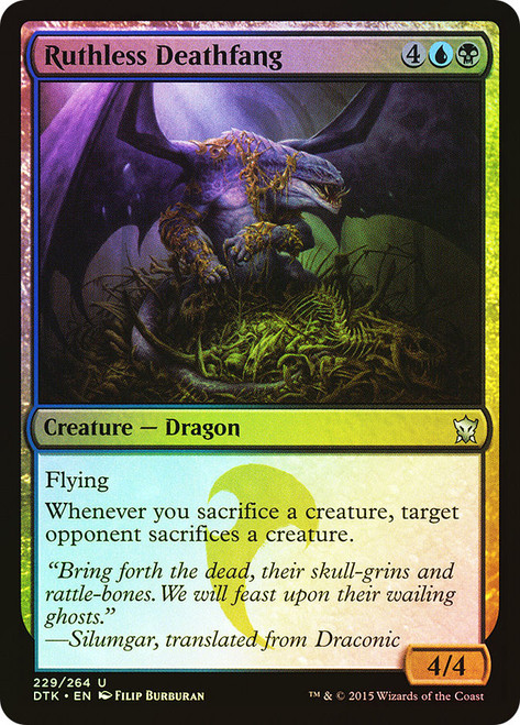Ruthless Deathfang\nDragons of Tarkir\nSingle\nMagic The Gathering