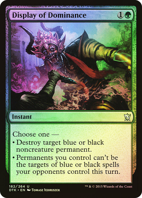 Display of Dominance\nDragons of Tarkir\nSingle\nMagic The Gathering