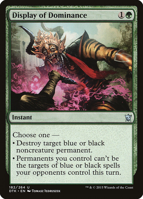 Display of Dominance\nDragons of Tarkir\nSingle\nMagic The Gathering