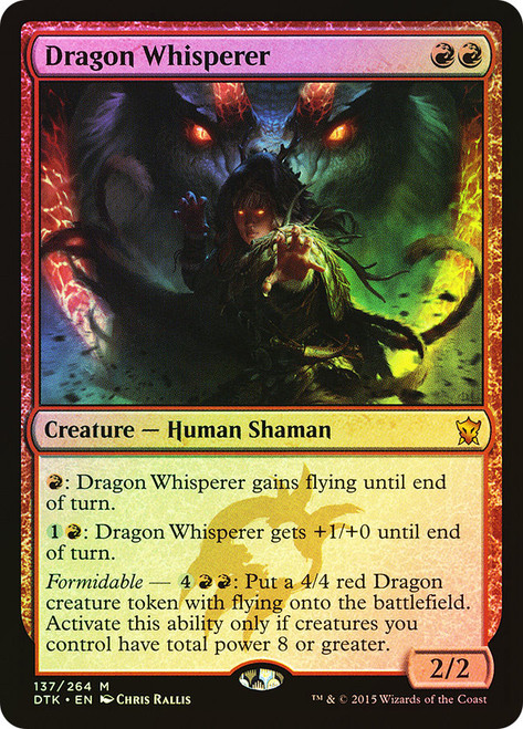 Dragon Whisperer\nDragons of Tarkir\nSingle\nMagic The Gathering