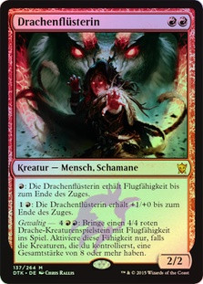 Dragon Whisperer
Dragons of Tarkir (Foil) - German
Single
Magic The Gathering