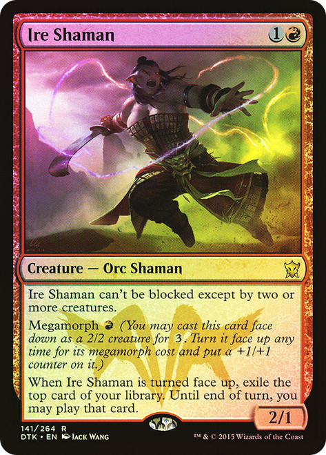 Ire Shaman\nDragons of Tarkir\nSingle\nMagic The Gathering