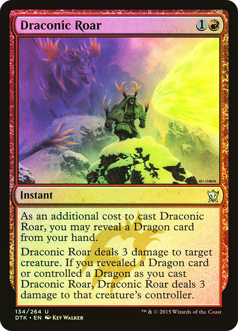 Draconic Roar\nDragons of Tarkir\nSingle\nMagic The Gathering