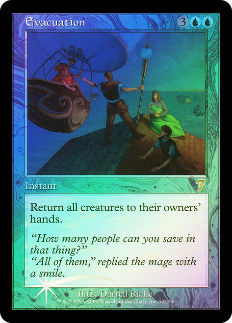 Evacuation\n7th Edition\nSingle\nMagic The Gathering