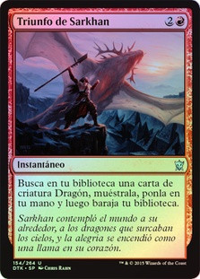Sarkhan's Triumph
Dragons of Tarkir (Foil) - Spanish
Single
Magic The Gathering