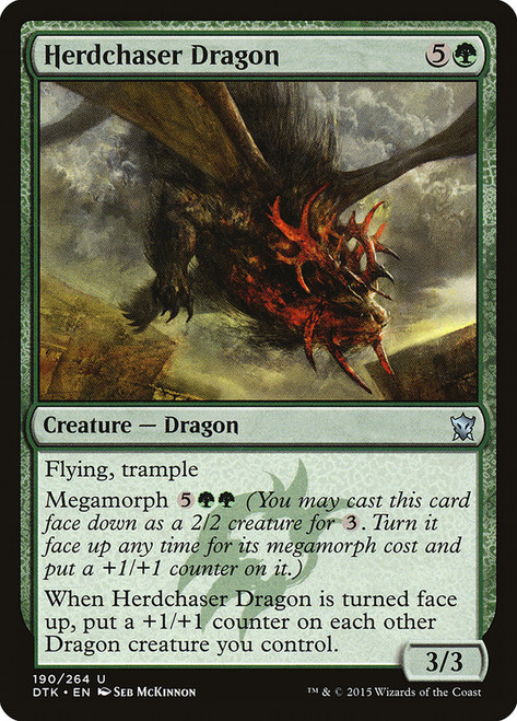 Herdchaser Dragon\nDragons of Tarkir\nSingle\nMagic The Gathering