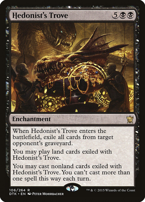Hedonist's Trove\nDragons of Tarkir\nSingle\nMagic The Gathering