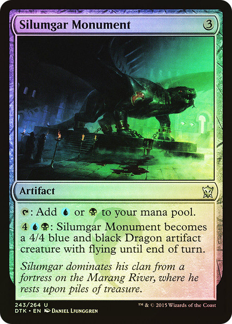Silumgar Monument\nDragons of Tarkir\nSingle\nMagic The Gathering