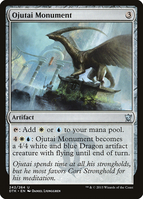 Ojutai Monument\nDragons of Tarkir\nSingle\nMagic The Gathering