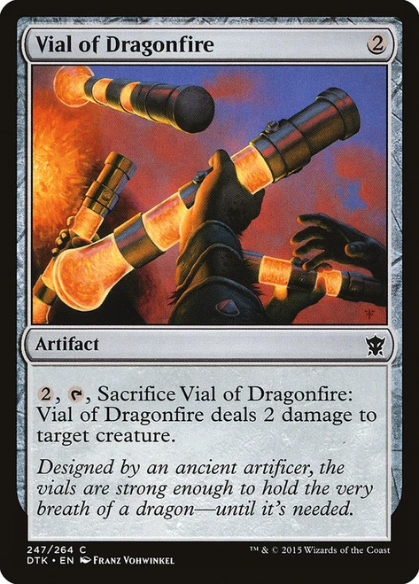 Vial of Dragonfire\nDragons of Tarkir\nSingle\nMagic The Gathering