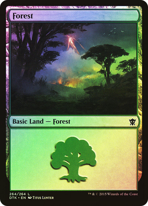 Forest (#264)\nDragons of Tarkir\nSingle\nMagic The Gathering