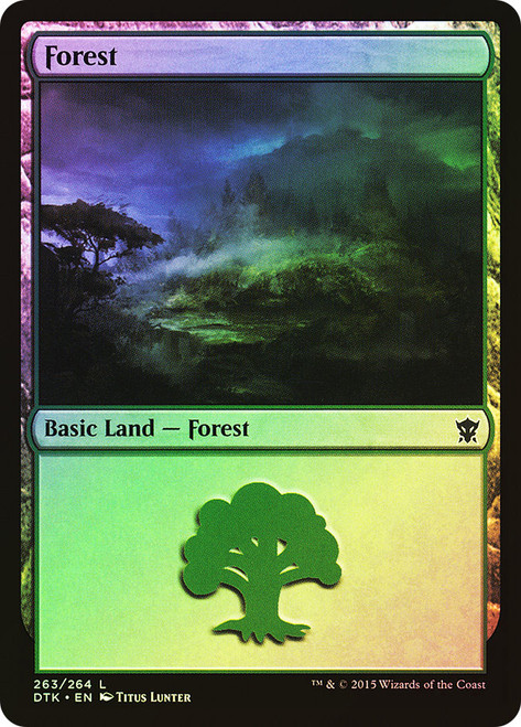Forest (#263)\nDragons of Tarkir\nSingle\nMagic The Gathering