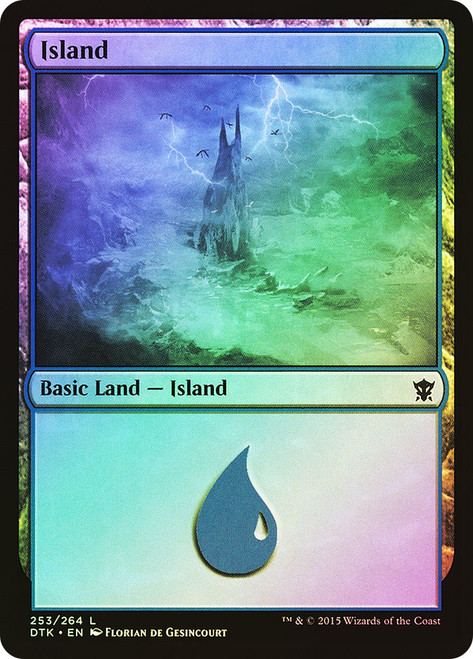Island (#253)\nDragons of Tarkir\nSingle\nMagic The Gathering