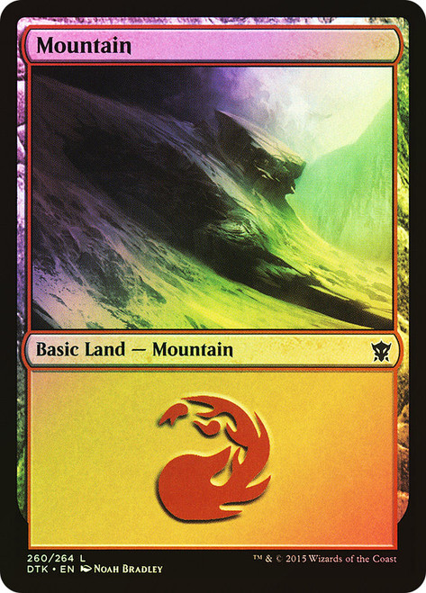 Mountain (#260)\nDragons of Tarkir\nSingle\nMagic The Gathering