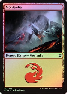 Mountain (#261)
Dragons of Tarkir (Foil) - Portuguese
Single
Magic The Gathering