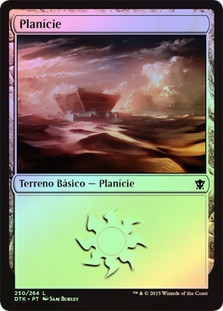 Plains (#250)
Dragons of Tarkir (Foil) - Portuguese
Single
Magic The Gathering