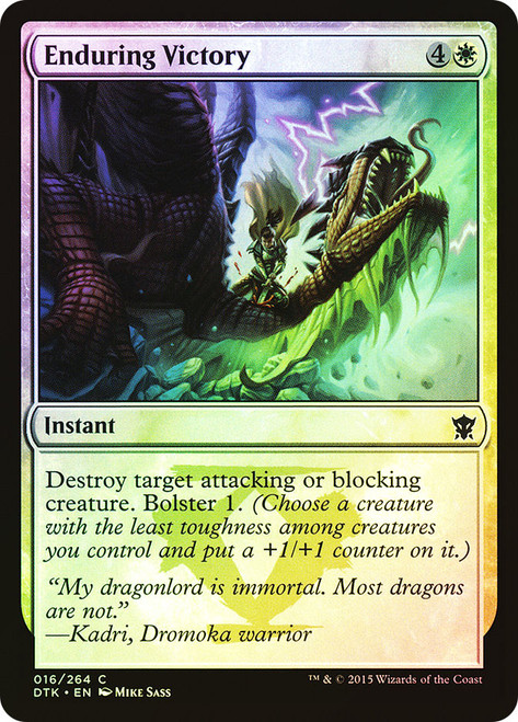 Enduring Victory\nDragons of Tarkir\nSingle\nMagic The Gathering