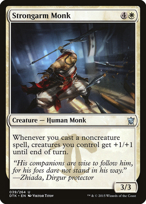 Strongarm Monk\nDragons of Tarkir\nSingle\nMagic The Gathering