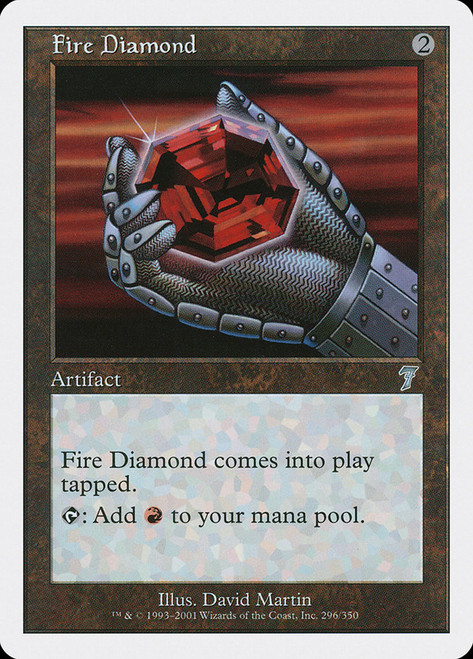 Fire Diamond\n7th Edition\nSingle\nMagic The Gathering