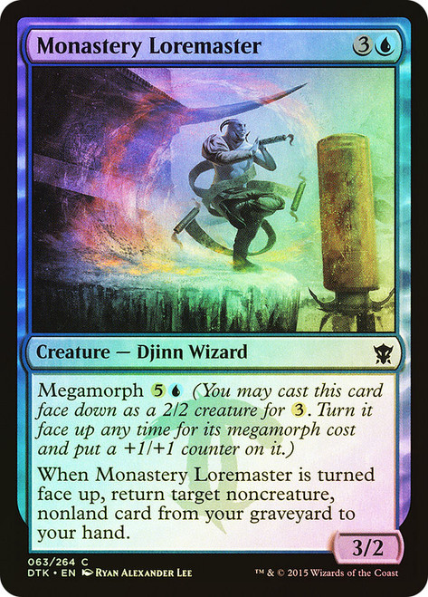 Monastery Loremaster\nDragons of Tarkir\nSingle\nMagic The Gathering