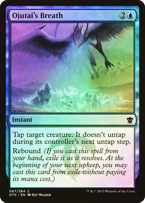 Ojutai's Breath\nDragons of Tarkir\nSingle\nMagic The Gathering