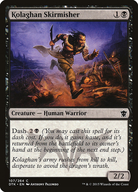 Kolaghan Skirmisher\nDragons of Tarkir\nSingle\nMagic The Gathering