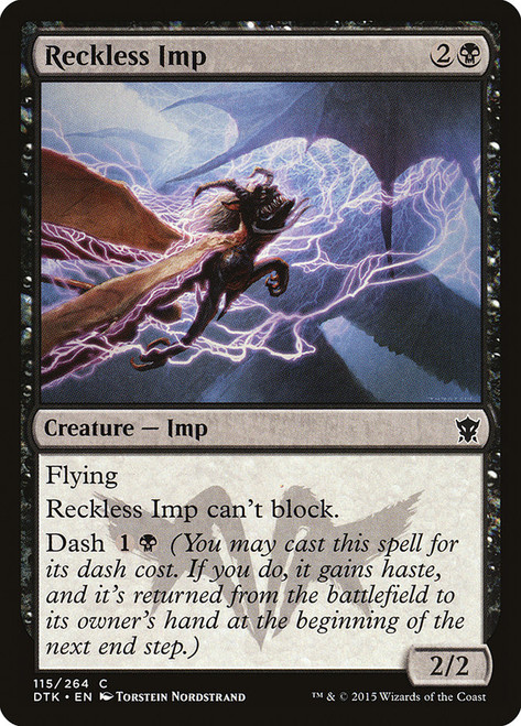 Reckless Imp\nDragons of Tarkir\nSingle\nMagic The Gathering