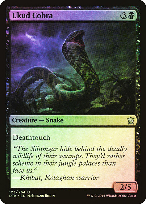 Ukud Cobra\nDragons of Tarkir\nSingle\nMagic The Gathering