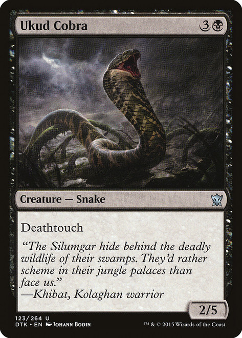 Ukud Cobra\nDragons of Tarkir\nSingle\nMagic The Gathering