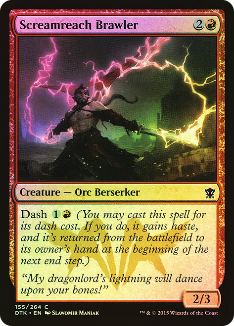 Screamreach Brawler\nDragons of Tarkir\nSingle\nMagic The Gathering