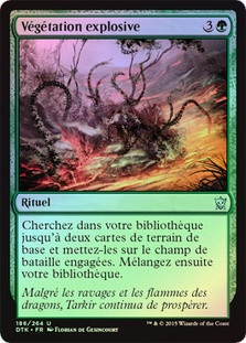 Explosive Vegetation
Dragons of Tarkir (Foil) - French
Single
Magic The Gathering