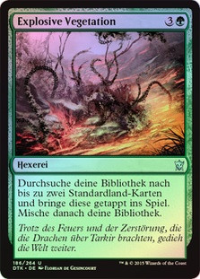 Explosive Vegetation
Dragons of Tarkir (Foil) - German
Single
Magic The Gathering