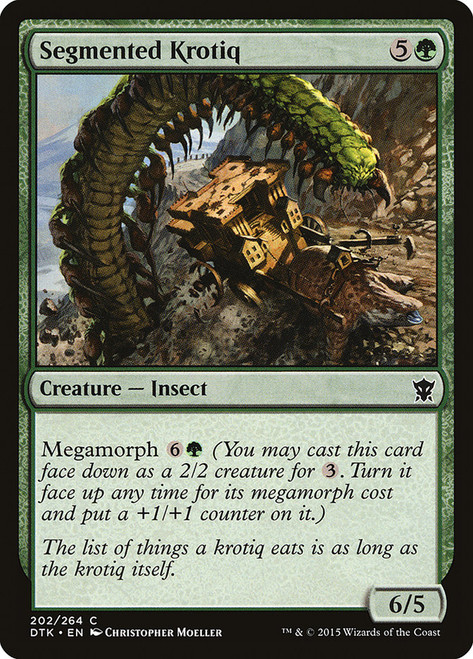Segmented Krotiq\nDragons of Tarkir\nSingle\nMagic The Gathering