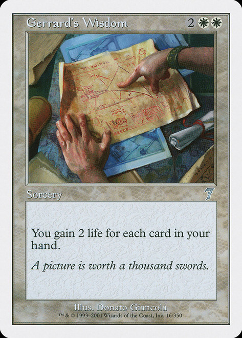 Gerrard's Wisdom\n7th Edition\nSingle\nMagic The Gathering