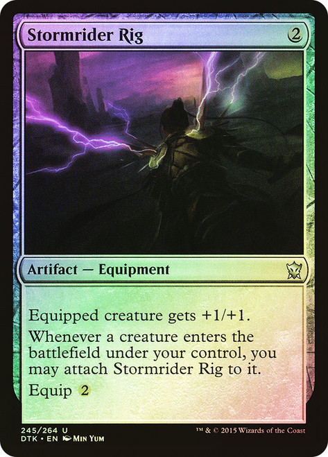 Stormrider Rig\nDragons of Tarkir\nSingle\nMagic The Gathering