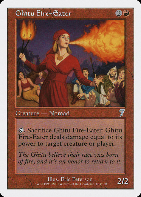 Ghitu Fire-Eater\n7th Edition\nSingle\nMagic The Gathering