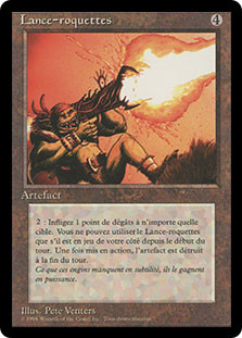 Rocket Launcher (BB)
3rd Edition BB - French
Single
Magic The Gathering