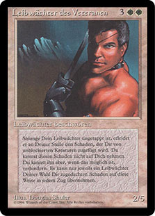 Veteran Bodyguard (BB)
3rd Edition BB - German
Single
Magic The Gathering