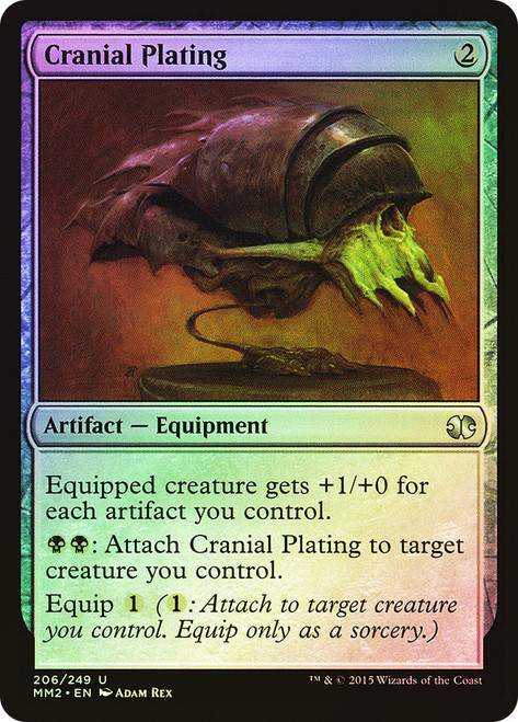 Cranial Plating\nModern Masters: 2015 Edition\nSingle\nMagic The Gathering