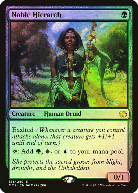 Noble Hierarch\nModern Masters: 2015 Edition\nSingle\nMagic The Gathering