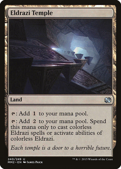Eldrazi Temple\nModern Masters: 2015 Edition\nSingle\nMagic The Gathering