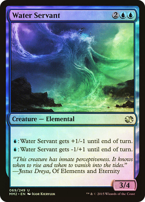 Water Servant\nModern Masters: 2015 Edition\nSingle\nMagic The Gathering
