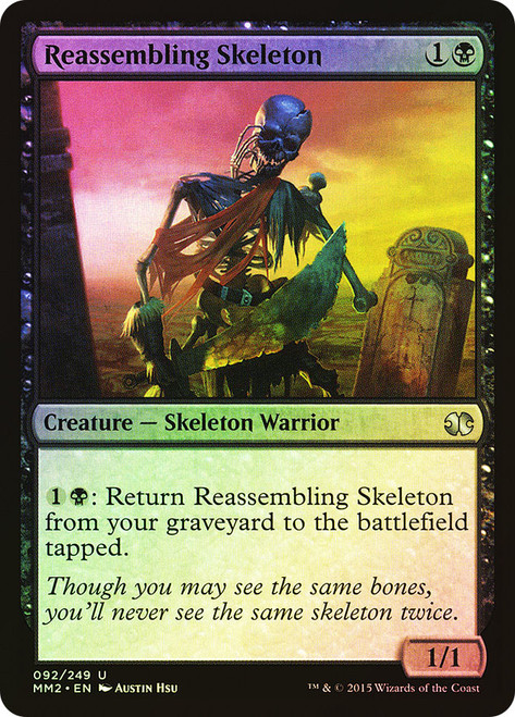 Reassembling Skeleton\nModern Masters: 2015 Edition\nSingle\nMagic The Gathering