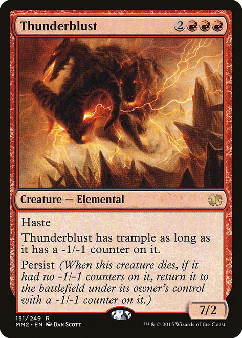 Thunderblust\nModern Masters: 2015 Edition\nSingle\nMagic The Gathering