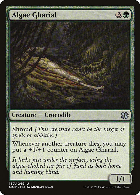 Algae Gharial\nModern Masters: 2015 Edition\nSingle\nMagic The Gathering
